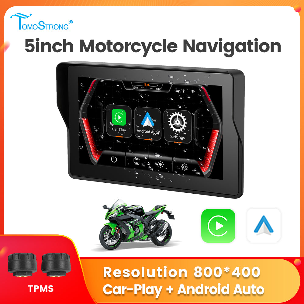 Tomostrong 5inch motorcycle navigation Display Screen