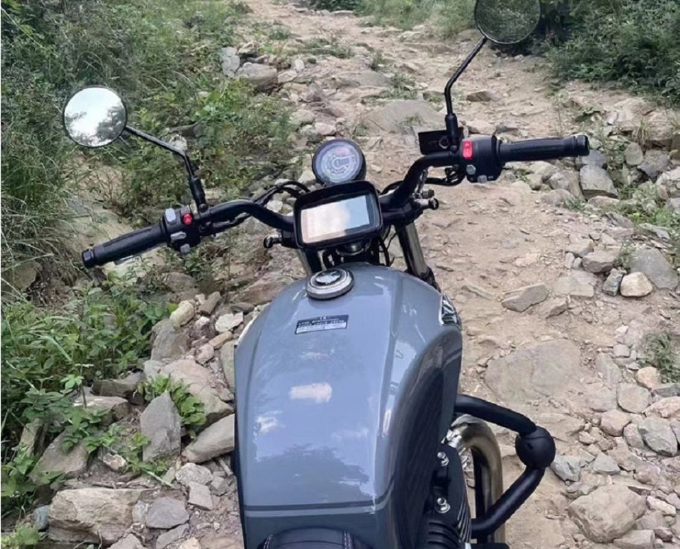 TomoStrong 5 inch WiFi GPS Navigation Motorcycle Waterproof For Apple Carplay Screen Portable Motorcycle Wireless Android Auto Monitor