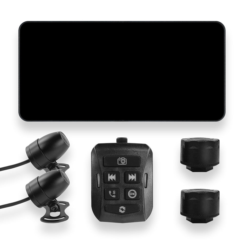Tomostrong Motorcycle 6.3 inch  Full touch screen Android 8-core wireless network connection Brightness up to 1000 Dual Bluetooth  Support online upgrades Free shipping